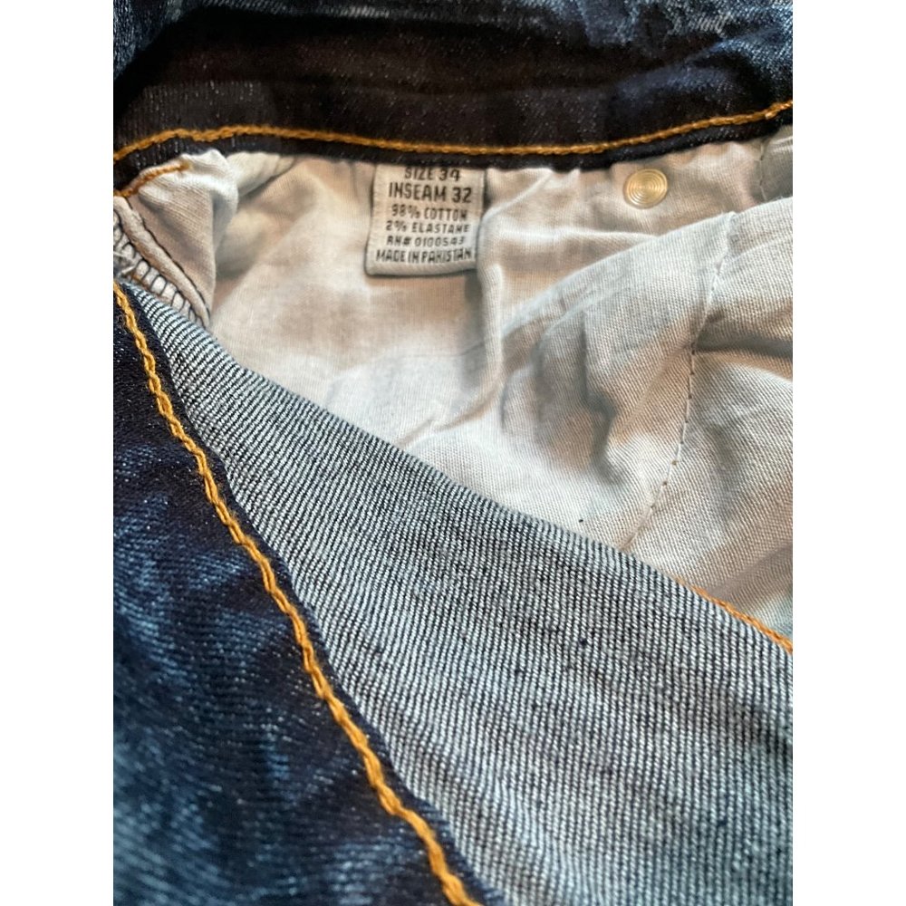 Evolution in Design skinny jeans distressed multicolor‎ insets 34x32 - Picture 6 of 8